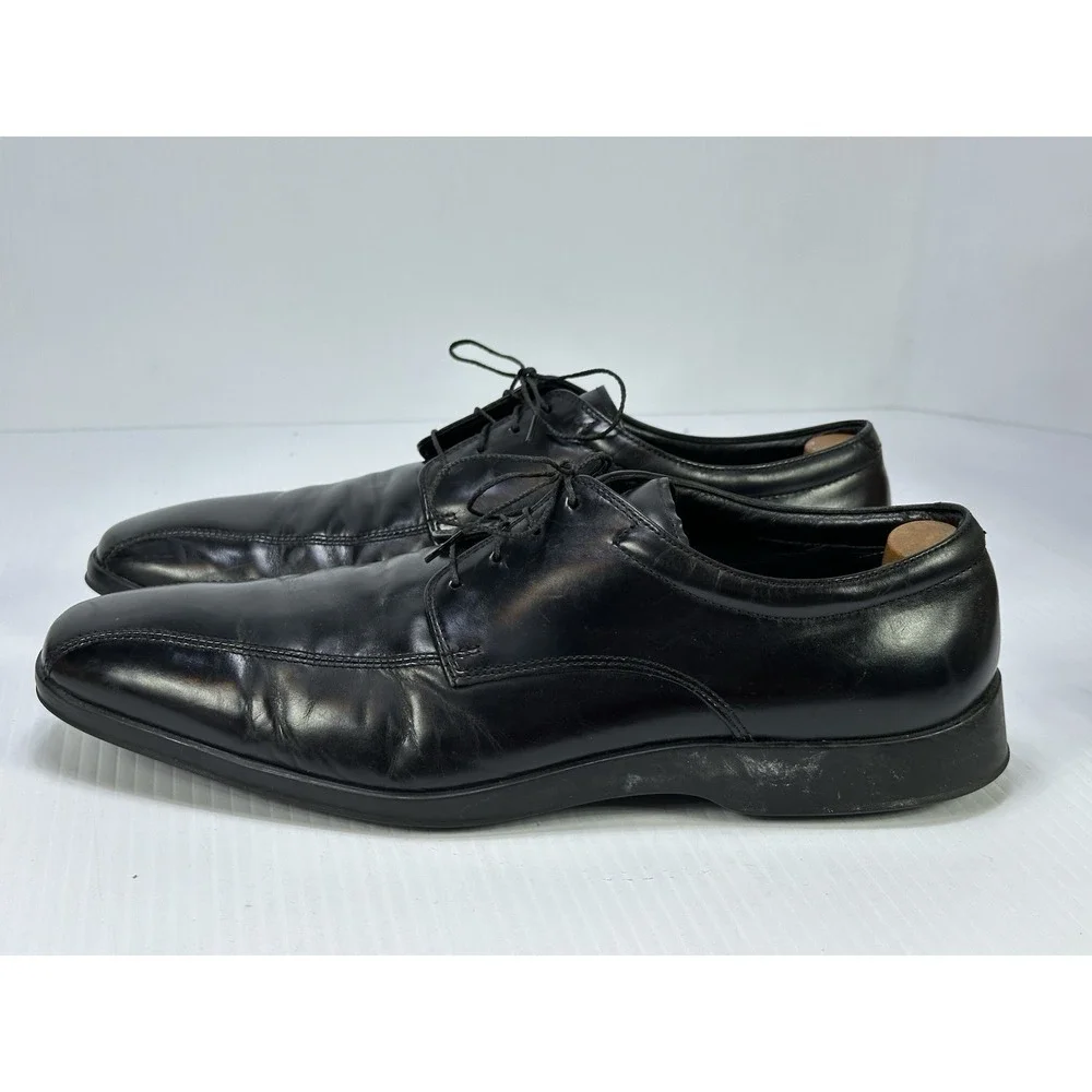 Cole Haan NikeAir Men's Black Leather Comfort Oxford Lace Up Shoes Size‎ 9 1/2 M